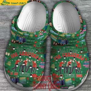 All I Want For Christmas Nsync Green Crocs 3