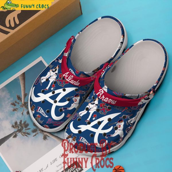 Atlanta Braves Champions Crocs Shoes