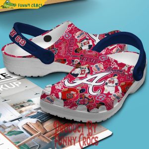 Atlanta Braves Red Crocs Shoes