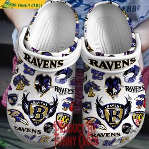 Baltimore Ravens Crocs For Adults 1