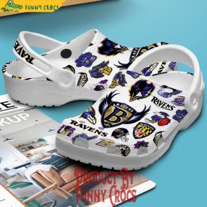 Baltimore Ravens Crocs For Adults 2