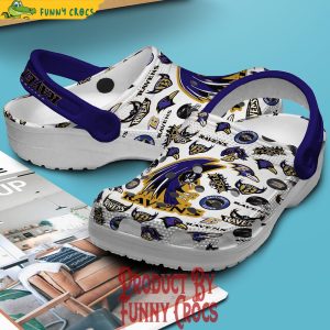 Baltimore Ravens Flock Crocs Shoes 3