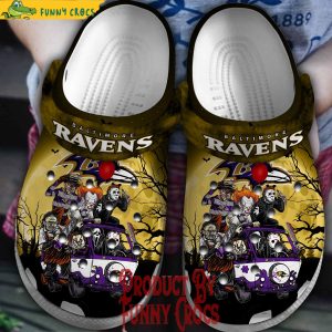 Baltimore Ravens Halloween Crocs