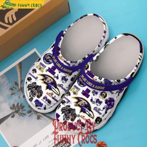 Baltimore Ravens Play Like A Raven Crocs Shoes 2