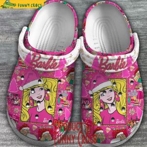 Barbie Christmas Crocs 1