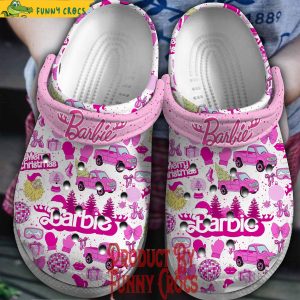 Barbie Merry Christmas White Crocs