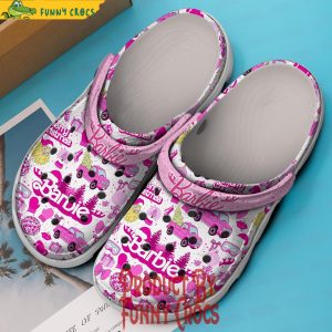 Barbie Merry Christmas White Crocs