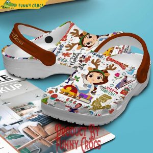 Beauty And The Beast Merry Christmas Crocs 2