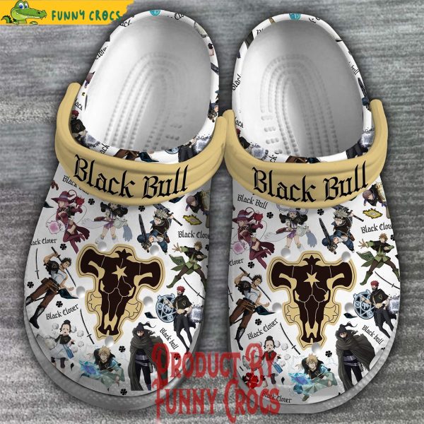Black Clover Black Bull Crocs Shoes