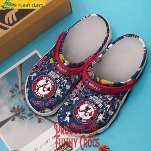Brush Your Shoulders Off Atlanta Braves Crocs 3