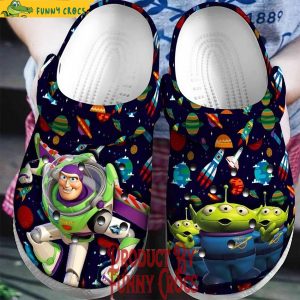 Buzz Lightyear Green Alien Crocs Shoes