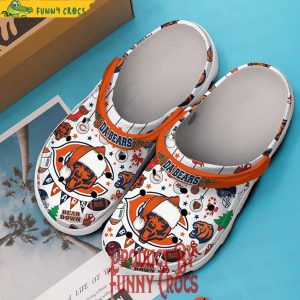 Chicago Bears Da Bears Christmas Crocs 2