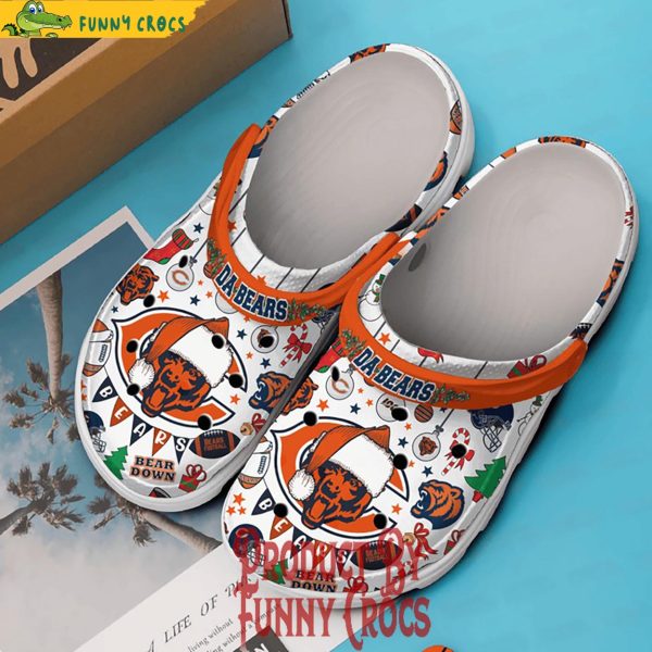 Chicago Bears Da Bears Christmas Crocs