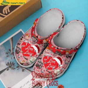 Christmas is Coming I Love Lucy Crocs Shoes 3