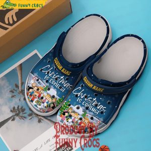 Custom Christmas Is Coming Peanuts Crocs For Adults 2