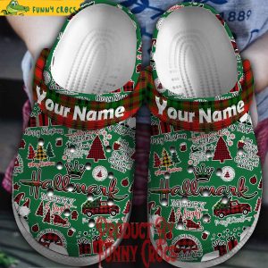 Custom Hallmark Christmas Tree Crocs 2