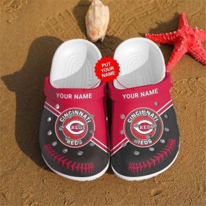 Custom Name Cincinnati Reds Crocs