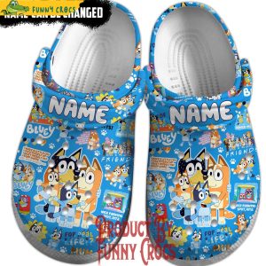 Custom Name Family Bluey Crocs Clogs