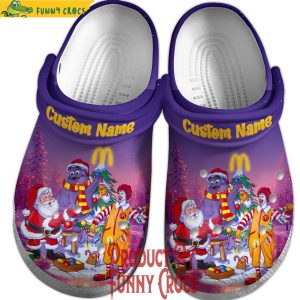 Custom Name Mcdonald Christmas Crocs 2