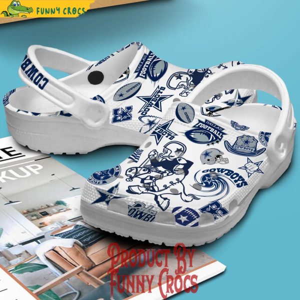 Dallas Cowboys Football Helmet Crocs Clog