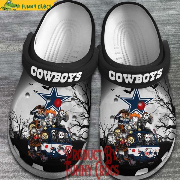 Dallas Cowboys Friends Halloween Black Crocs Shoes