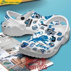 Detroit Lions Crocs For Fans 2