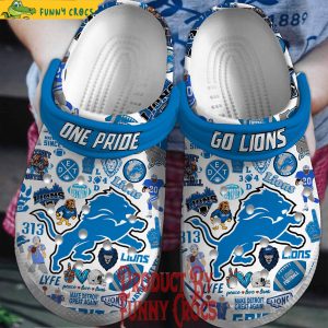 Detroit Lions One Pride Crocs Gifts 1