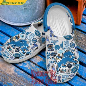 Detroit Lions One Pride Crocs Slippers 5