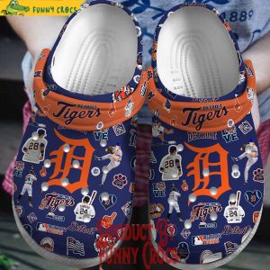 Detroit Tigers Crocs Clogs Shoes