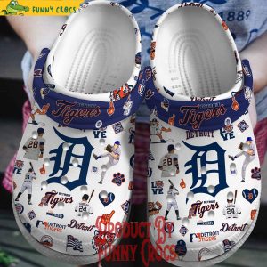 Detroit Tigers Crocs Shoes