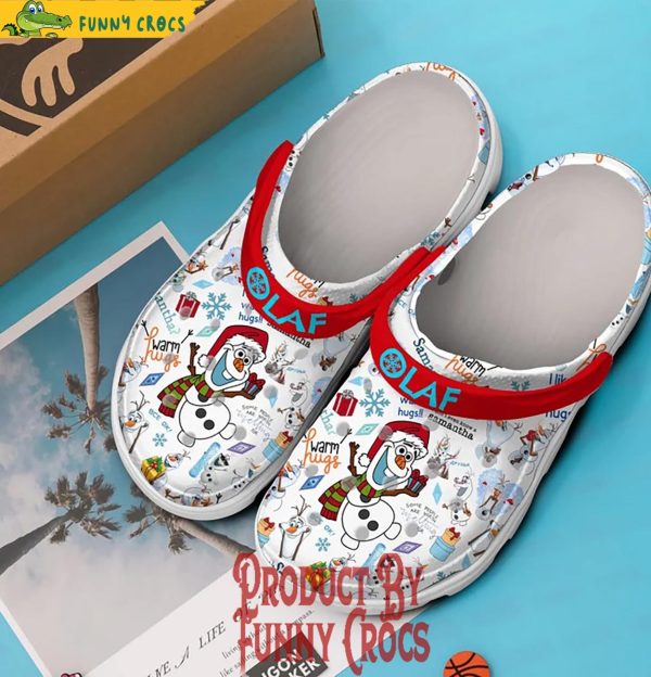 Disney Olaf Frozen Christmas Crocs Shoes