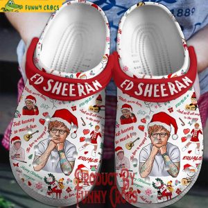 Ed Sheeran Christmas Crocs Clogs Shoes