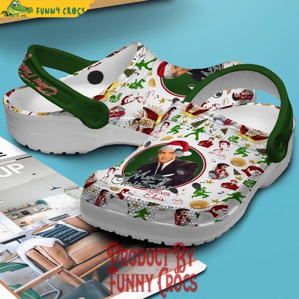 Elvis Presley Merry Christmas Crocs Shoes