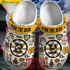 Fear The Bear Boston Bruins Crocs 1