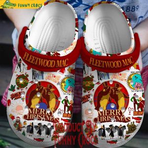 Fleetwood Mac Merry Christmas Crocs Clogs