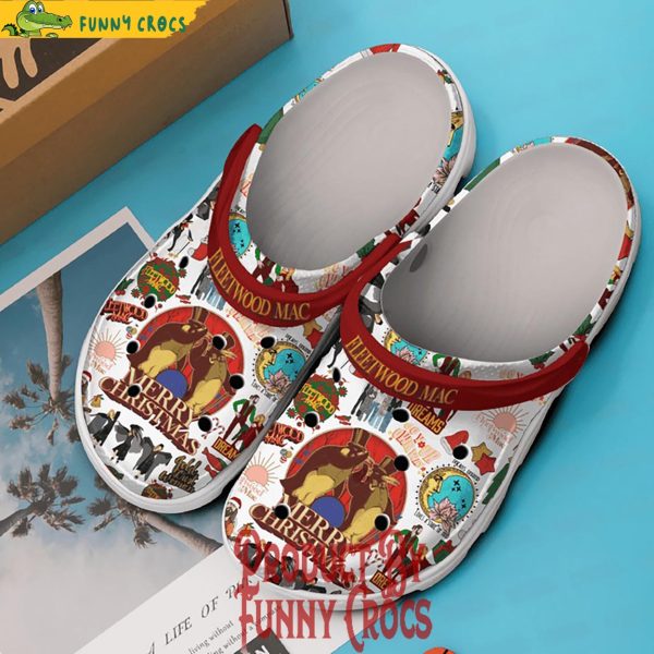 Fleetwood Mac Merry Christmas Crocs Clogs