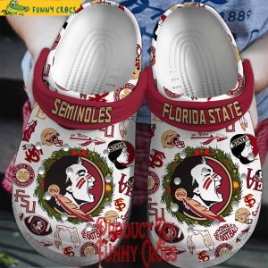 Florida State Seminoles Christmas Crocs 1