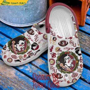 Florida State Seminoles Christmas Crocs 3