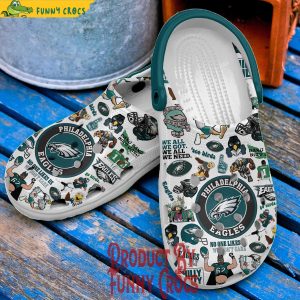 Fly Eagles Fly Philadelphia Eagles Crocs Slippers 2