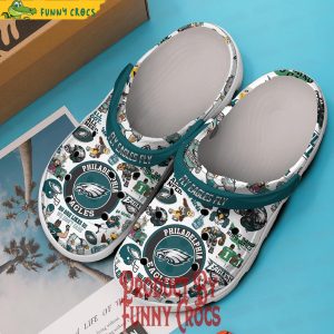 Fly Eagles Fly Philadelphia Eagles Crocs Slippers 3