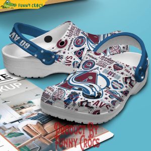 Go Avs Go Colorado Avalanche Crocs 3