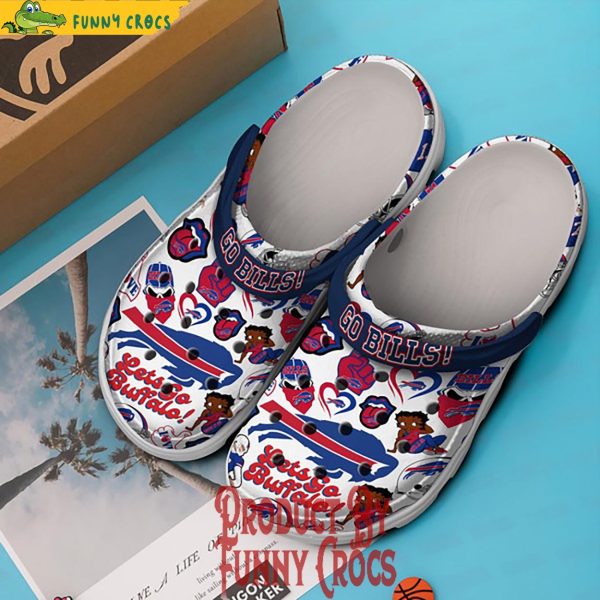 Go Bills Let Go Buffalo Crocs Shoes