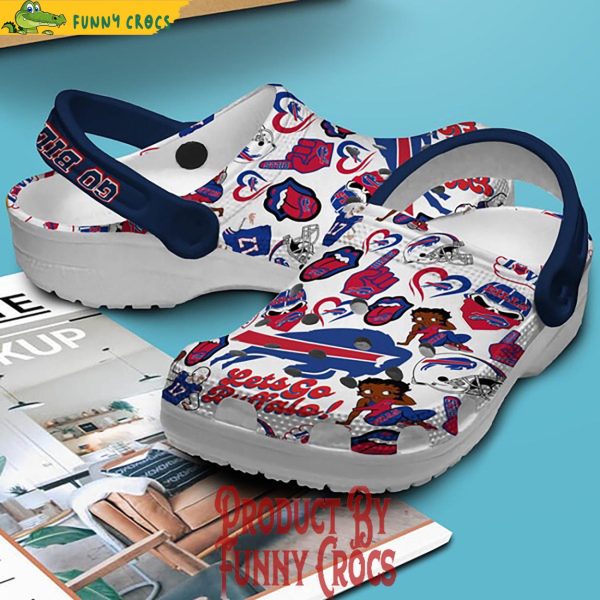 Go Bills Let Go Buffalo Crocs Shoes