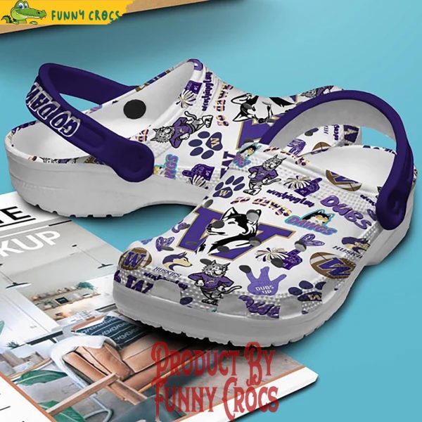 Go Dawgs Husky Washington Crocs