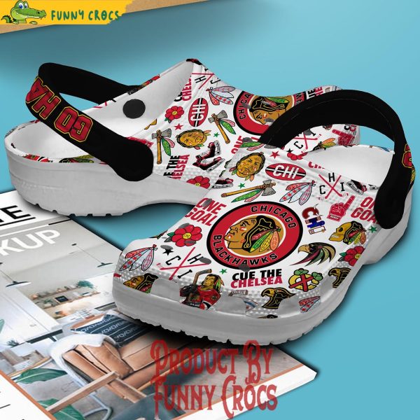 Go Hawks Chicago Blackhawks Crocs