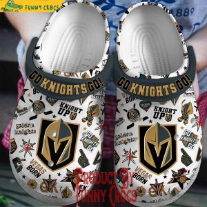 Go Knights Go Vegas Golden Knights Crocs 1