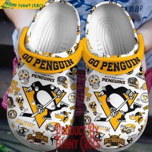 Go Penguins Pittsburgh Penguins Crocs 1