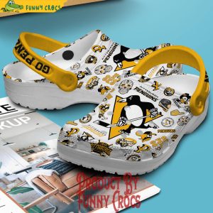 Go Penguins Pittsburgh Penguins Crocs 3