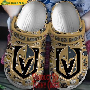 Golden Knight Vegas Golden Knights Crocs 1