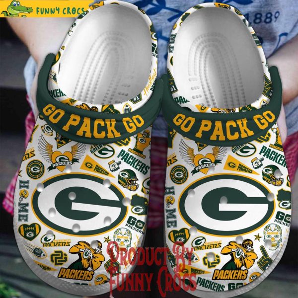 Green Bay Packers Go Pack Go Crocs Shoes